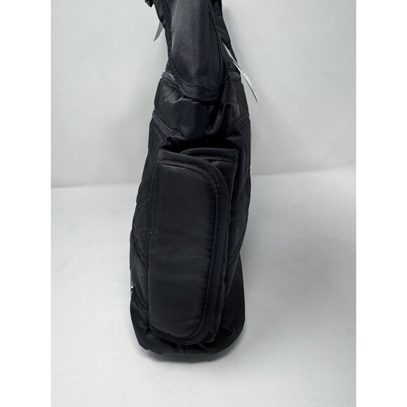 Lug Womens Cable Car Large Satchel Tote Crossbody Bag Purse Black EUC 12 X 15” - Picture 5 of 14